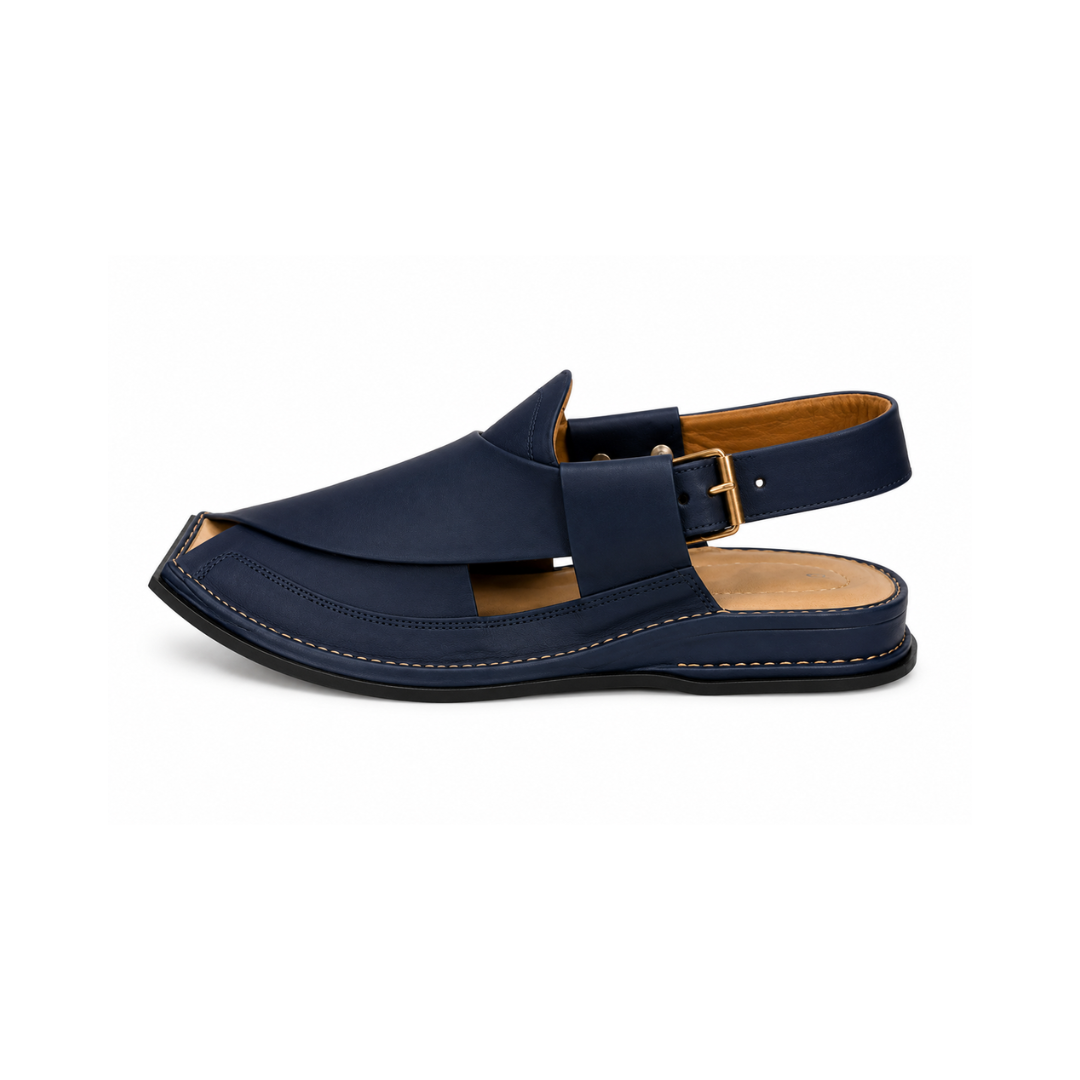 Royal Blue Zalmi Chappal