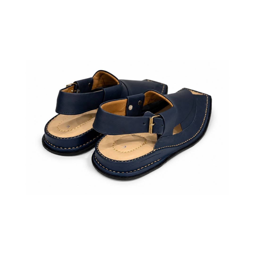 Royal Blue Zalmi Chappal