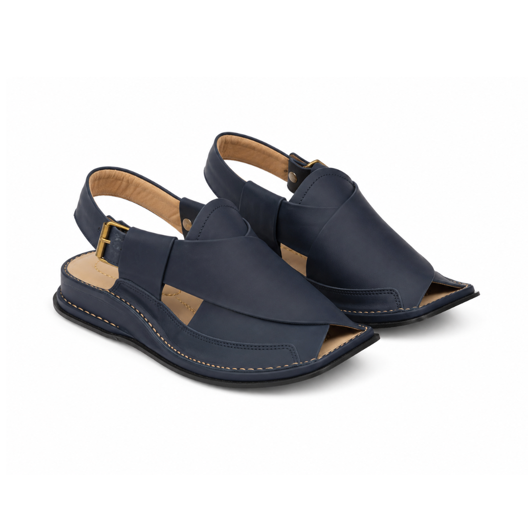 Royal Blue Zalmi Chappal